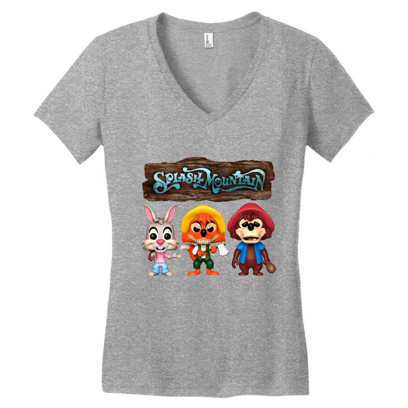 Splash Mountain Action Figure Women's V-neck T-shirt | Artistshot