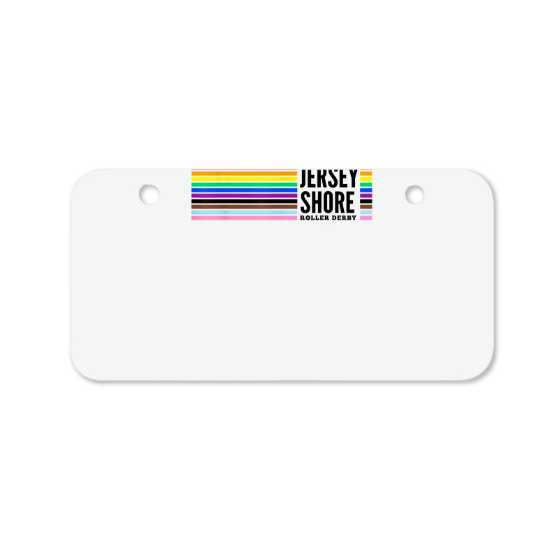 Jersey Shore Roller Derby Pride T Shirt Bicycle License Plate | Artistshot