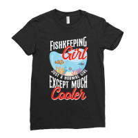 Saltwater Aquarium Girl Fish Bowl Fishkeeping Girl Just Like T Shirt Ladies Fitted T-shirt | Artistshot