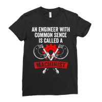 Machinist Engineer Machine Operator Machining T Shirt Ladies Fitted T-shirt | Artistshot