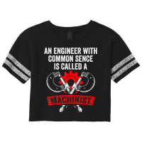 Machinist Engineer Machine Operator Machining T Shirt Scorecard Crop Tee | Artistshot