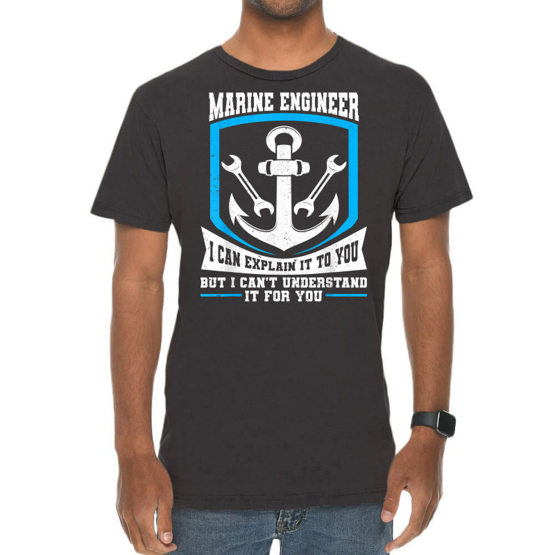 Maritime Engineering Marine Engineering Marine Engineer T Shirt Vintage T-Shirt by Smykowskicalob1991 | Artistshot