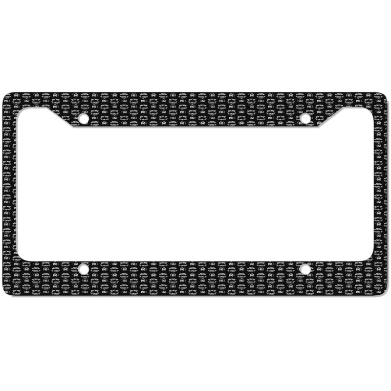 Gift For 59 Year Old: Classic Rock 1961 59th Birthday License Plate Frame | Artistshot