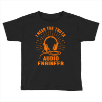 Hear Audio Engineer Voice Headphones Music Lover Tech T Shirt Toddler T-shirt | Artistshot