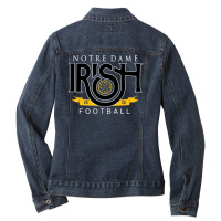 Notre Dame Irish Ladies Denim Jacket | Artistshot