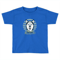 Siberian Husky Dog Nerd Dogs Owner Gift Toddler T-shirt | Artistshot