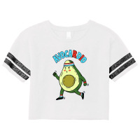 Avocado Running Sport Scorecard Crop Tee | Artistshot