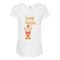 Happy New Year 2021 Maternity Scoop Neck T-shirt | Artistshot