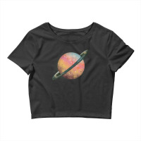 Saturn Watercolor Crop Top | Artistshot