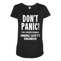 Mining Safety Engineer T Shirt Maternity Scoop Neck T-shirt | Artistshot