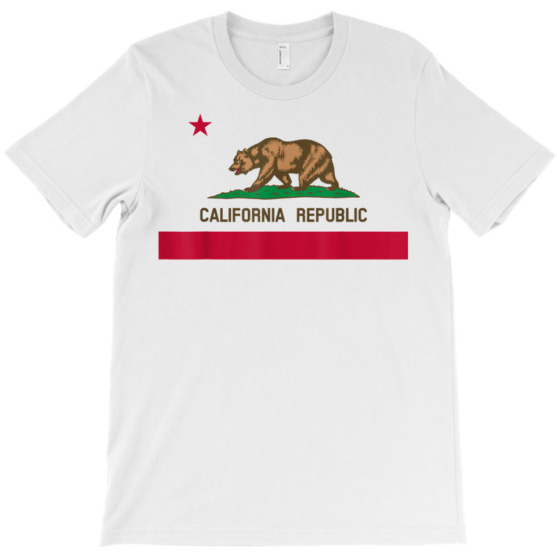 California Republic Flag Patriotic State Travel Usa T Shirt T-Shirt by ebertfran1985 | Artistshot