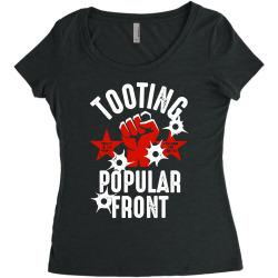 popular front Women's Triblend Scoop T-shirt | Artistshot