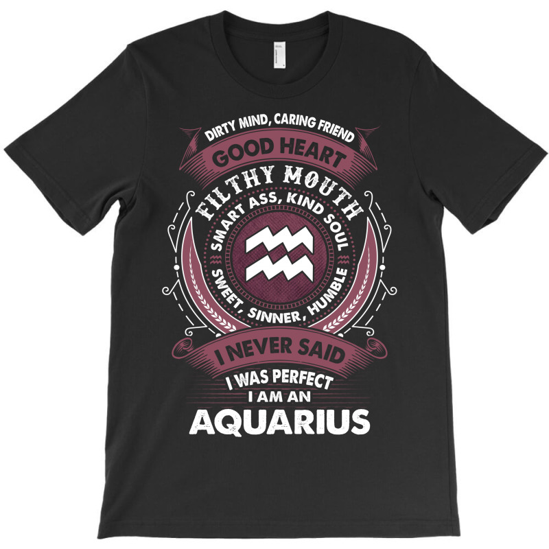 I Never Said I Was Perfect I Am An Aquarius T-shirt | Artistshot