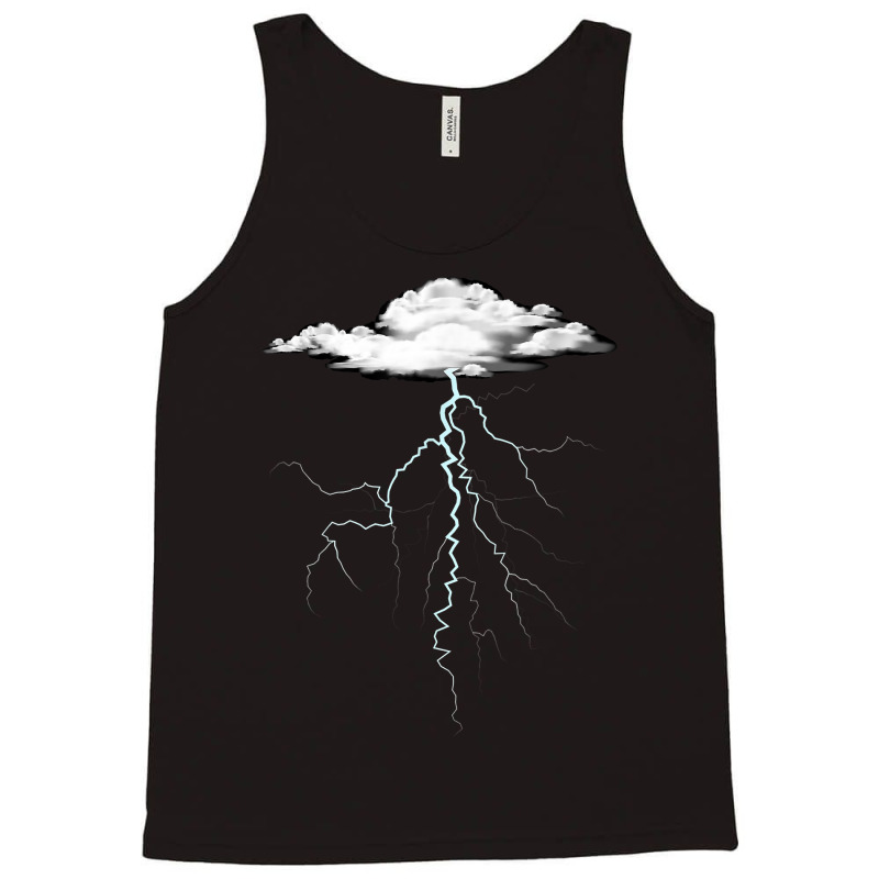 Lightning T Shirt Thunder Lightning Bolt Storm Cloud Strikes Tank Top by AakritiRosek1997 | Artistshot