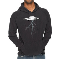 Lightning T Shirt Thunder Lightning Bolt Storm Cloud Strikes Vintage Hoodie | Artistshot