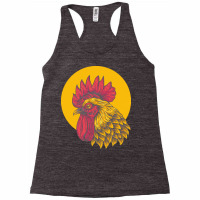 Rooster Yellow Circle T  Shirt Rooster Yellow Circle T  Shirt Racerback Tank | Artistshot