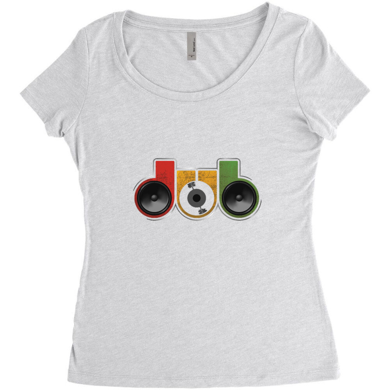 Dub Shirt [original Version] Women's Triblend Scoop T-shirt by anneevans358 | Artistshot