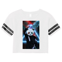 Panda Masked Man Scorecard Crop Tee | Artistshot