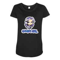 Anime Manga Classic Cute Girl Eyes Emotions 99527933 Maternity Scoop Neck T-shirt | Artistshot