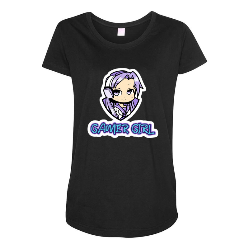 Anime Manga Classic Cute Girl Eyes Emotions 99527933 Maternity Scoop Neck T-shirt by safira23 | Artistshot