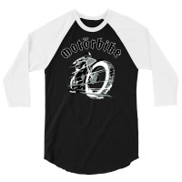 Motorbike Funny 3/4 Sleeve Shirt | Artistshot