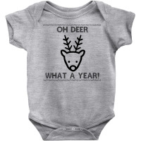 Deer Head Baby Bodysuit | Artistshot