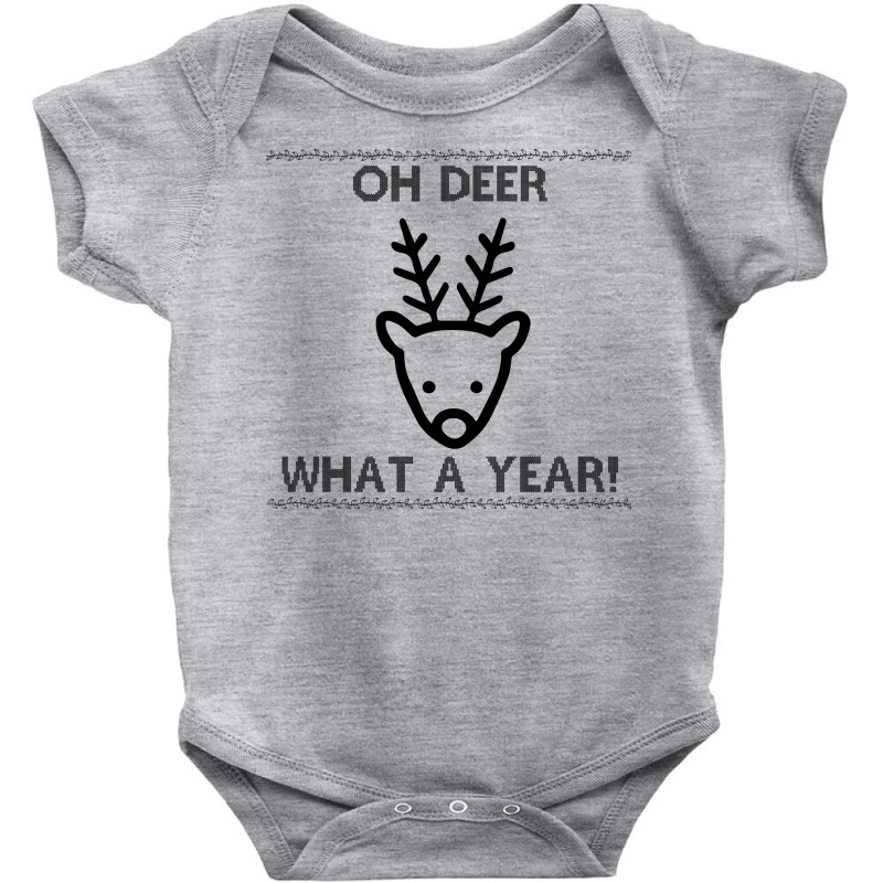 Deer Head Baby Bodysuit by Chiks | Artistshot