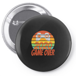 Game Over 2020 Retro Sunset Pin-back button | Artistshot