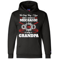 Mens Mechanic Grandpa Machines Car Vehicles Tools Mechanical Gift T Sh Champion Hoodie | Artistshot