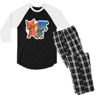 Basketball Dominate You Cant Guard Me Funny 85059579 Men's 3/4 Sleeve Pajama Set | Artistshot