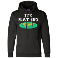 Earth Is Flat Funny World Theory Map T Shirt Champion Hoodie | Artistshot