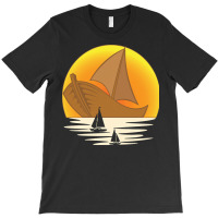 Sailing T  Shirt Sailor Sea Sunset Sail Boat Skipper Sailing T  Shirt T-shirt | Artistshot