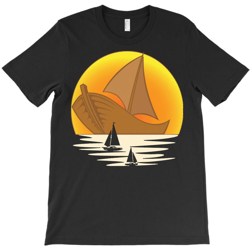 Sailing T  Shirt Sailor Sea Sunset Sail Boat Skipper Sailing T  Shirt T-shirt | Artistshot