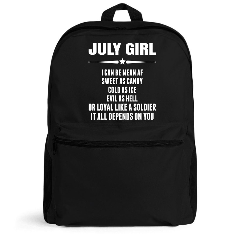 Super July Girl Backpack | Artistshot