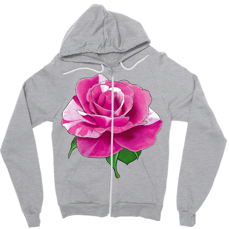 Parade Day Rose Zipper Hoodie by LillyAllenDesigns | Artistshot