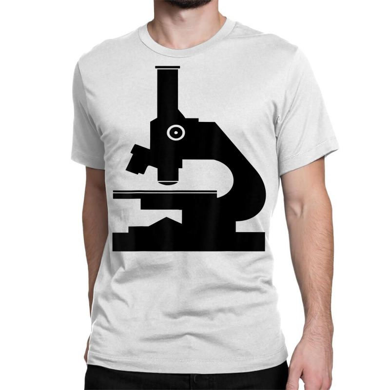 Microscope T Shirt Microscopy Science Chemistry Graphic Tee Classic T-shirt | Artistshot