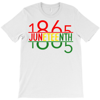 Emancipation Day Is Great With 1865 Juneteenth Flag Apparel T Shirt T-shirt Designed By Figuer3654