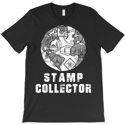 Stamp Collector Postage Stamps Collecting Philatelist Hobby T Shirt T-shirt Designed By Stoutsal