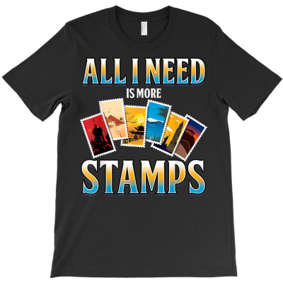 Stamps Collector Postage Stamp Collecting Philatelist Hobby T Shirt T-shirt Designed By Stoutsal