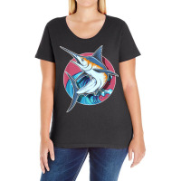 Swordfish Biologist Underwater Saltwater Fish T Shirt Ladies Curvy T-shirt | Artistshot