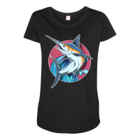 Swordfish Biologist Underwater Saltwater Fish T Shirt Maternity Scoop Neck T-shirt | Artistshot