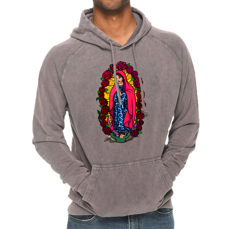 Guadalupe Blessed Virgin Mary T-shirt Vintage Hoodie by Apollo | Artistshot