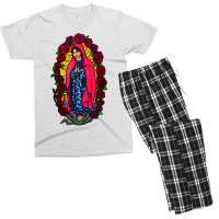 Guadalupe Blessed Virgin Mary T-shirt Men's T-shirt Pajama Set | Artistshot