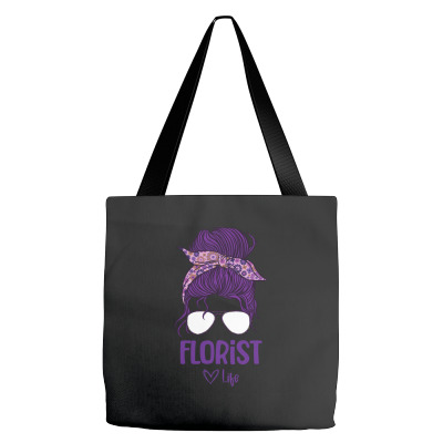 Women's Florist Life Long Sleeve T Shirt Tote Bags Designed By Isabebryn