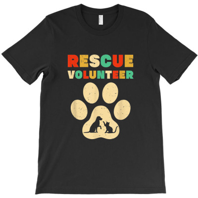 Rescue Volunteer Animal Lovers Shelter Dog Cat Love T-shirt Designed By Nguyen Van Thuong