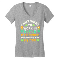 I Just Want To Work In My Garden T  Shirt I Just Want To Work In My Ga Women's V-neck T-shirt | Artistshot