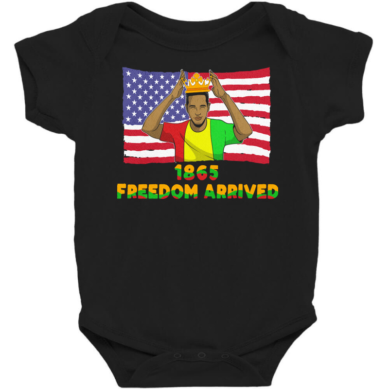 Juneteenth T  Shirt1865   Freedom Arrived   Black History Month Junete Baby Bodysuit by nikkolangworth749 | Artistshot