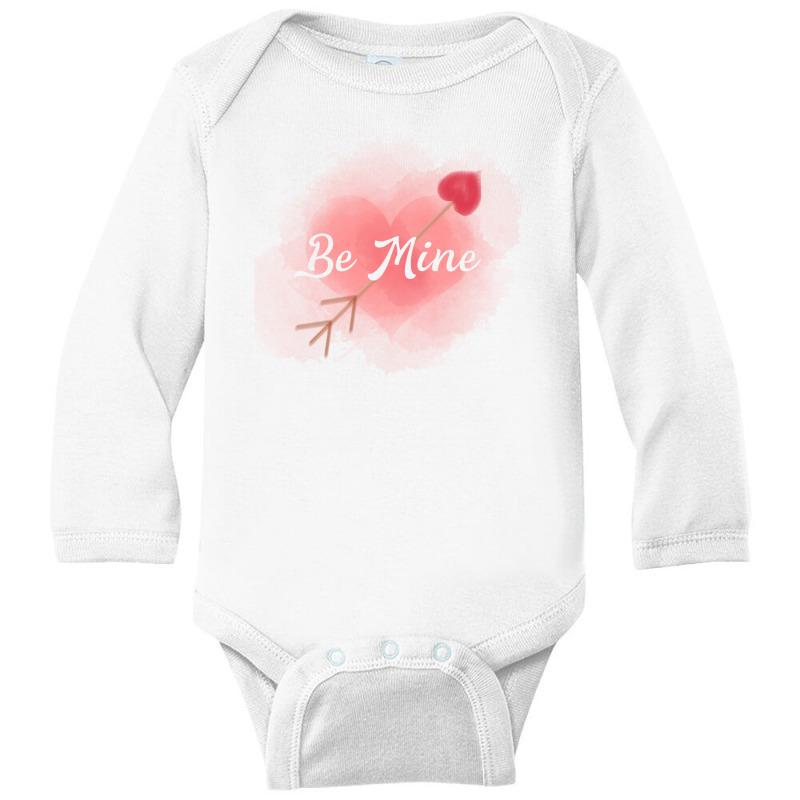 Be Mine Long Sleeve Baby Bodysuit by autlu2024 | Artistshot