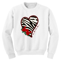 Zebra Love Youth Sweatshirt | Artistshot