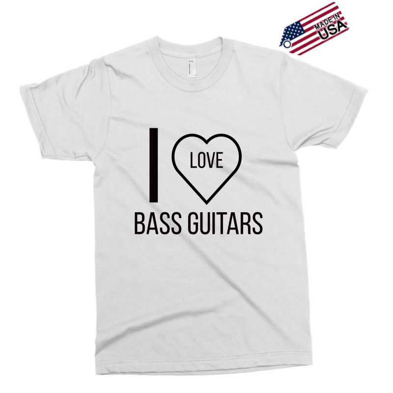 I Love Bass Guitars Exclusive T-shirt by ARTMAKER79 | Artistshot